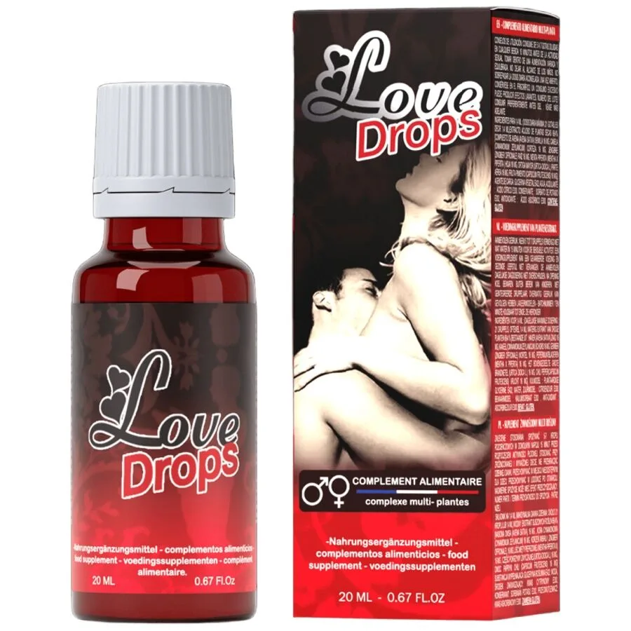 Ruf - Love Drops Stimulerande Upphetsningsdroppar 30ml | Naturligt Kosttillskott för Libidostöd