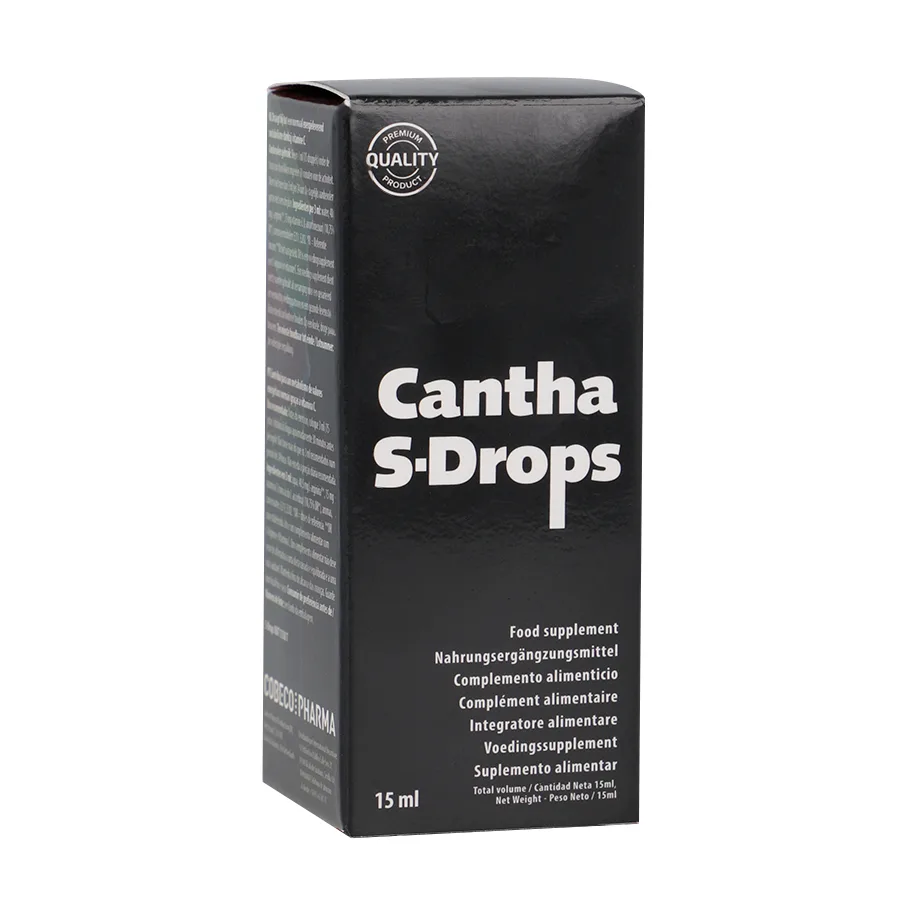 Cobeco - Cantha S-Drops Kosttillskott för Sexuell Energi 15 ml