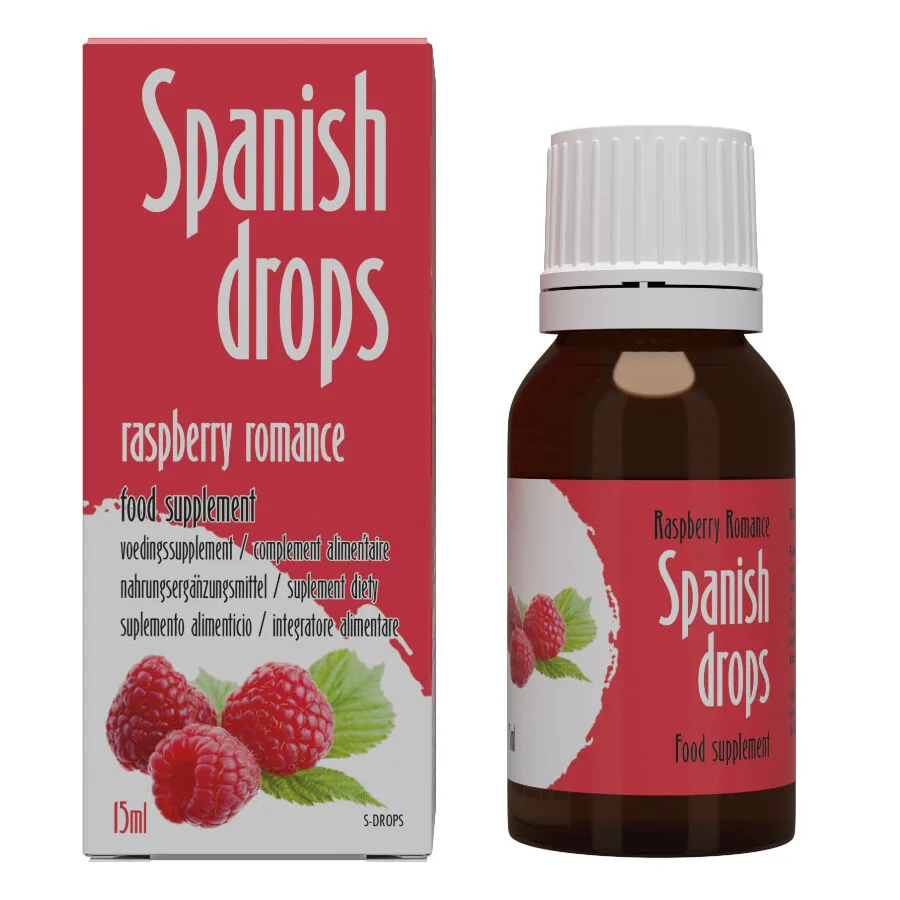 Cobeco - Spanish Drops Raspberry Romance Upphetsande Kosttillskott 15 ML