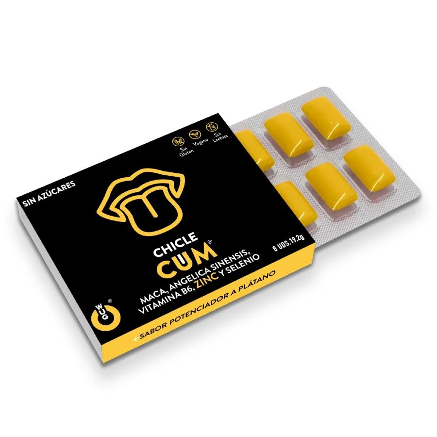 Wug Sex Sense - Tillskott för Ökad Spermavolym & Banansmak 1 x 8 Enheter