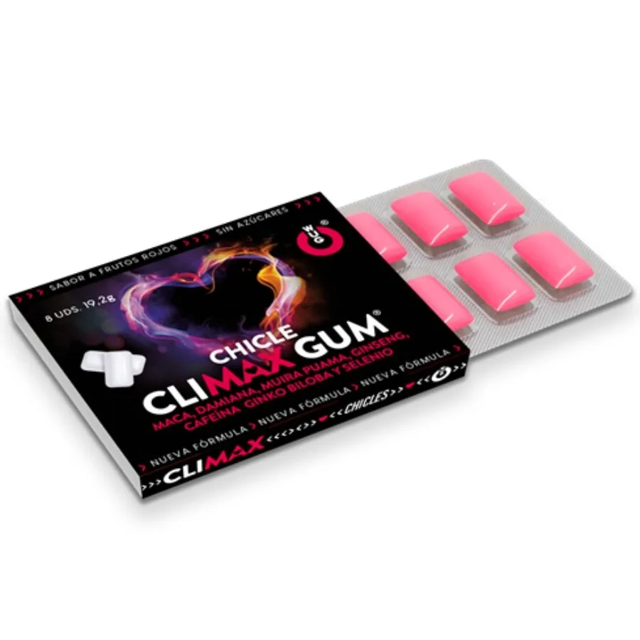 Wug Sex Sense - Climax Intimt Välmående Tuggummi | Förpackning med 8 st