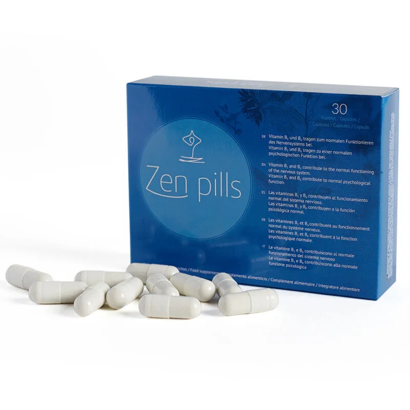 500 Cosmetics - Zen Pills Naturliga Kapslar för Ångestlindring & Avslappning