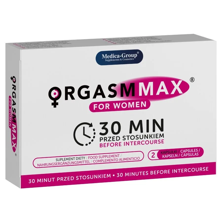 Medica Group - Orgasm Max for Women - Naturliga Kapslar för Intimt Välmående (2 Kapslar)