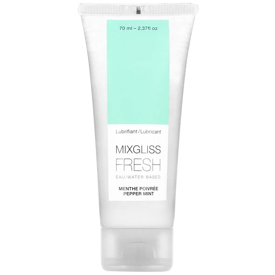 Mixgliss Vattenbaserat Glidmedel – Cool Mint-smak, Kylande Effekt, 70 ml