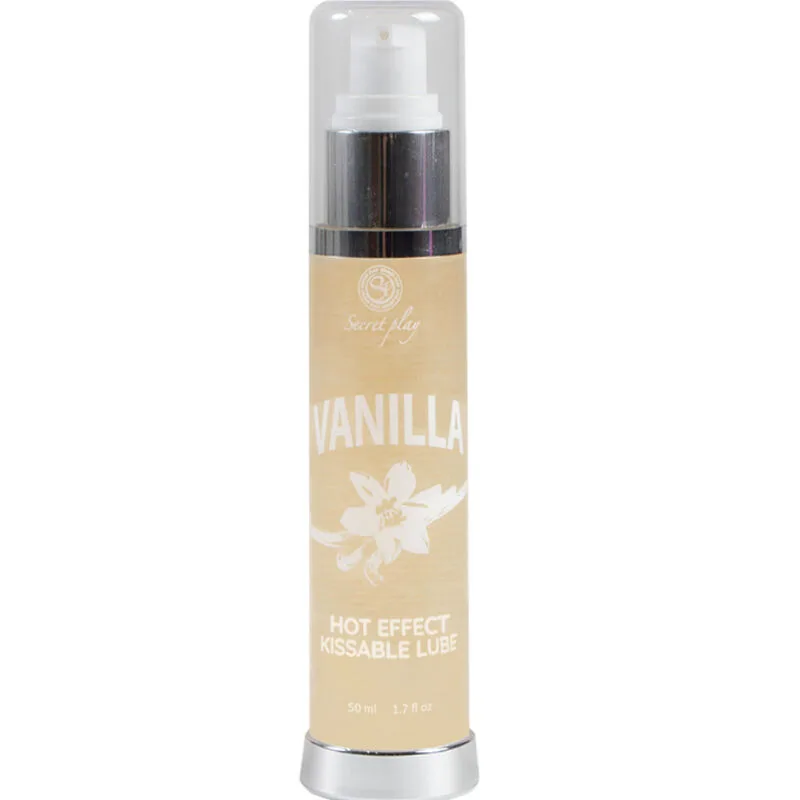 Secretplay 2-in-1 Värmande Glidmedel & Massagegel – Vaniljsmak, 50 ml