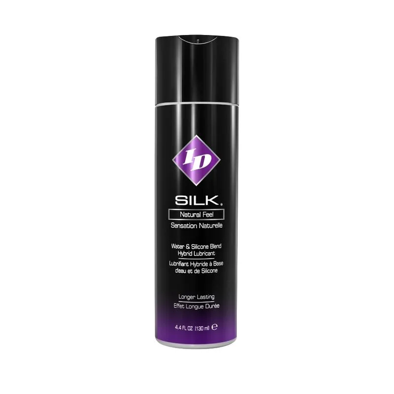 ID Silk - Glidmedel med naturlig känsla, silikon- och vattenhybrid 130ml