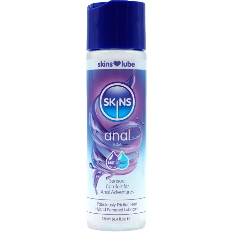 Skins Anal Hybrid Water & Silicone-Based Lubricant 130ml