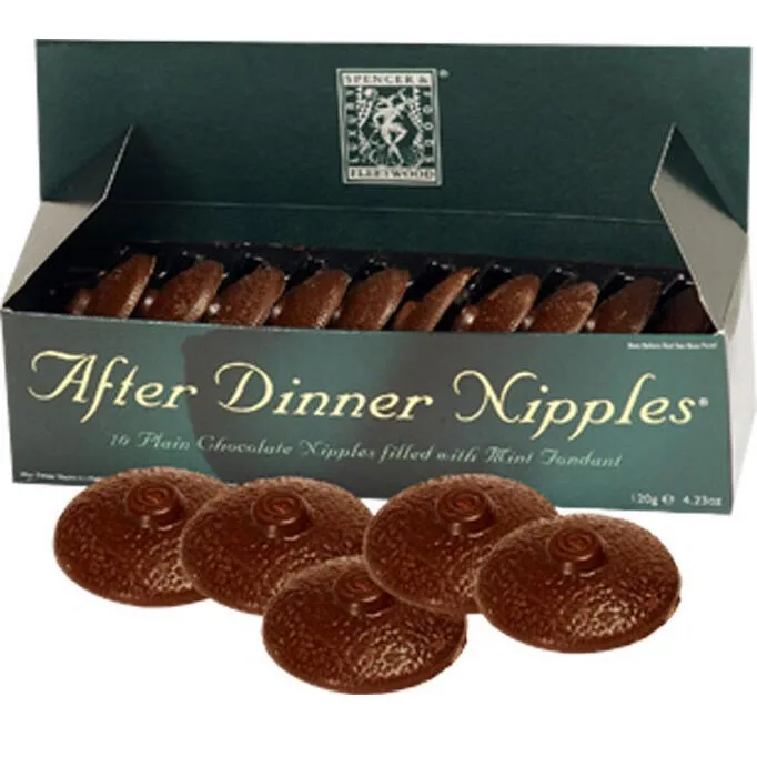 Spencer & Fleetwood After Dinner Nipples Mintchoklad Novelty Godis – 8 Bitar