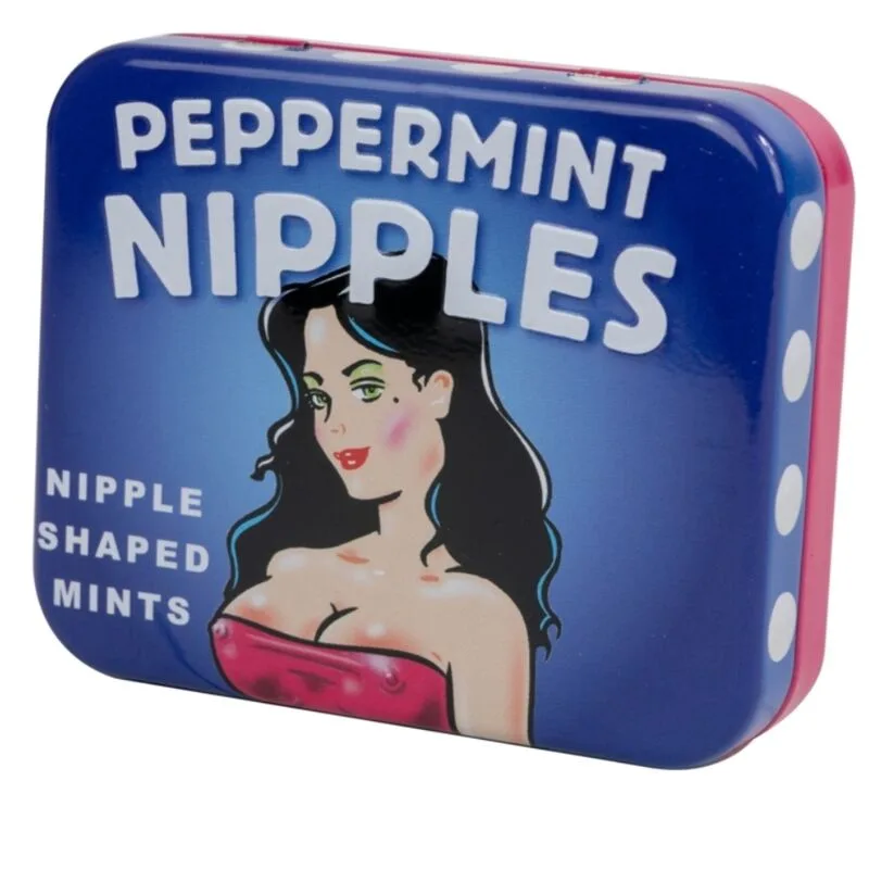 Spencer & Fleetwood - Sugar-Free Mint Flavour Nipple-Shaped Candy Tin