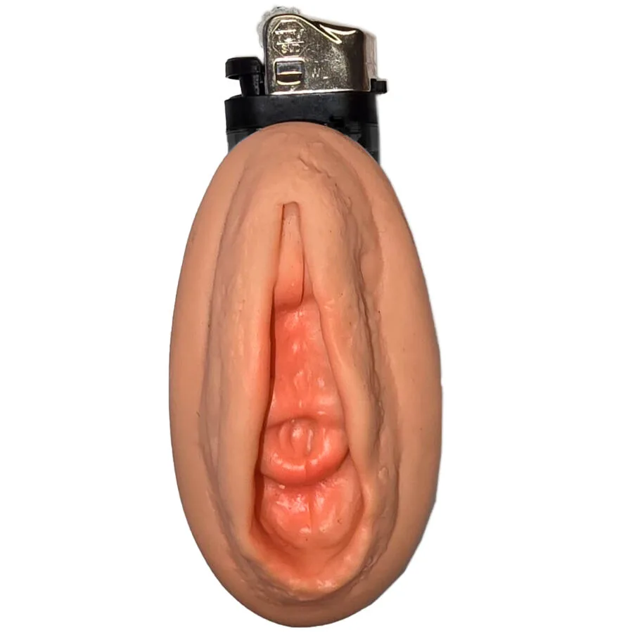 Diablo Picante - Anatomical Vagina-Shaped Novelty Lighter in Natural Tone