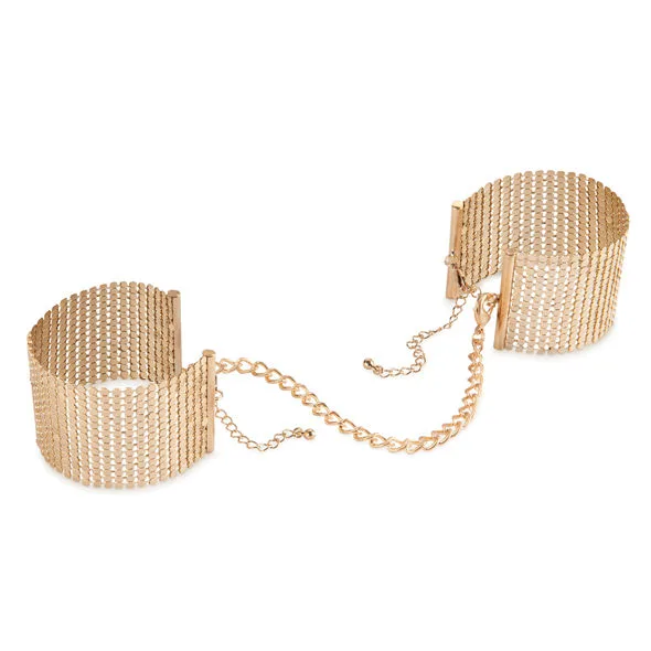 Bijoux Indiscrets - Désir Métallique Guldiga Handbojor i Metallnät