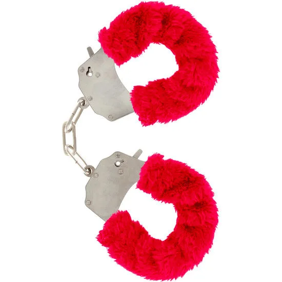 ToyJoy Furry Fun Cuffs Handledsrestriktioner – Röd
