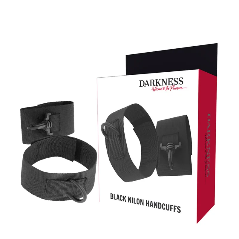 Darkness Nylon Restraint Handcuffs for Beginners