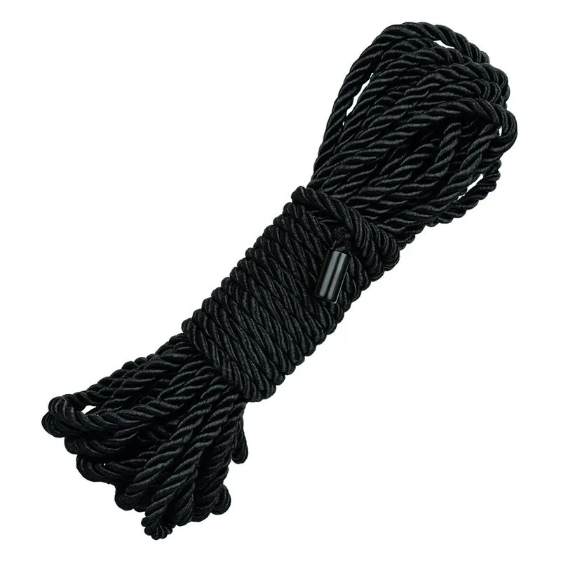 CalExotics Boundless Rope 10M – Black Bondage Rope for Restraint Play
