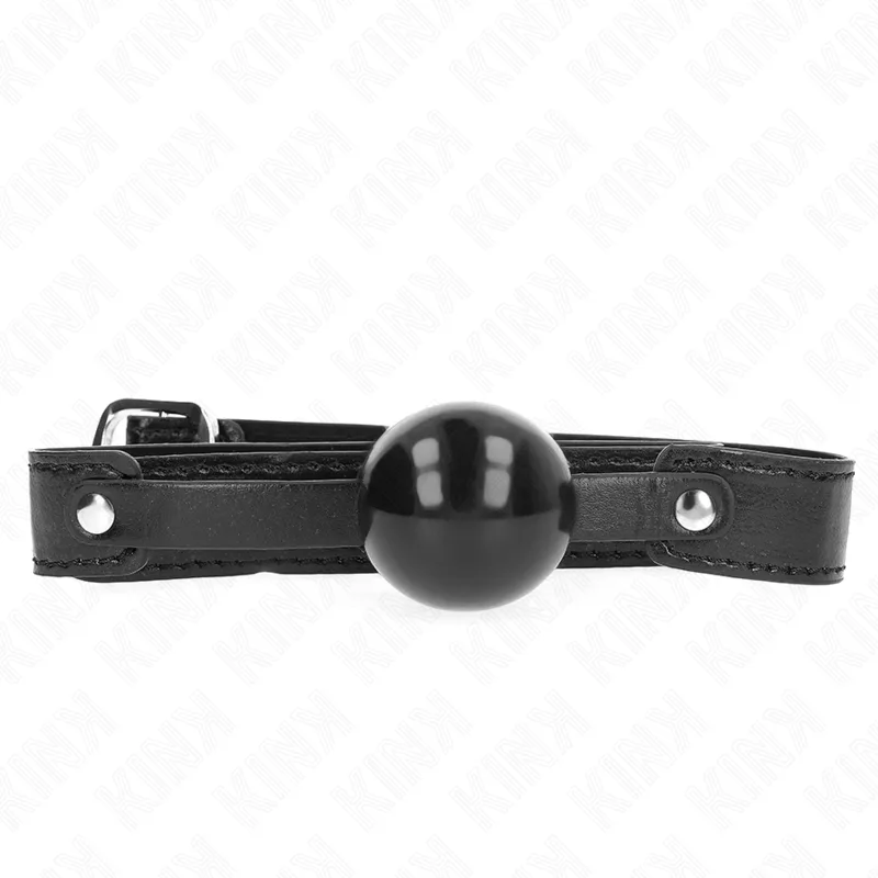 Kink Soft TPE Ball Gag – Modell 2 | 4 cm boll med 65 x 2,5 cm rem