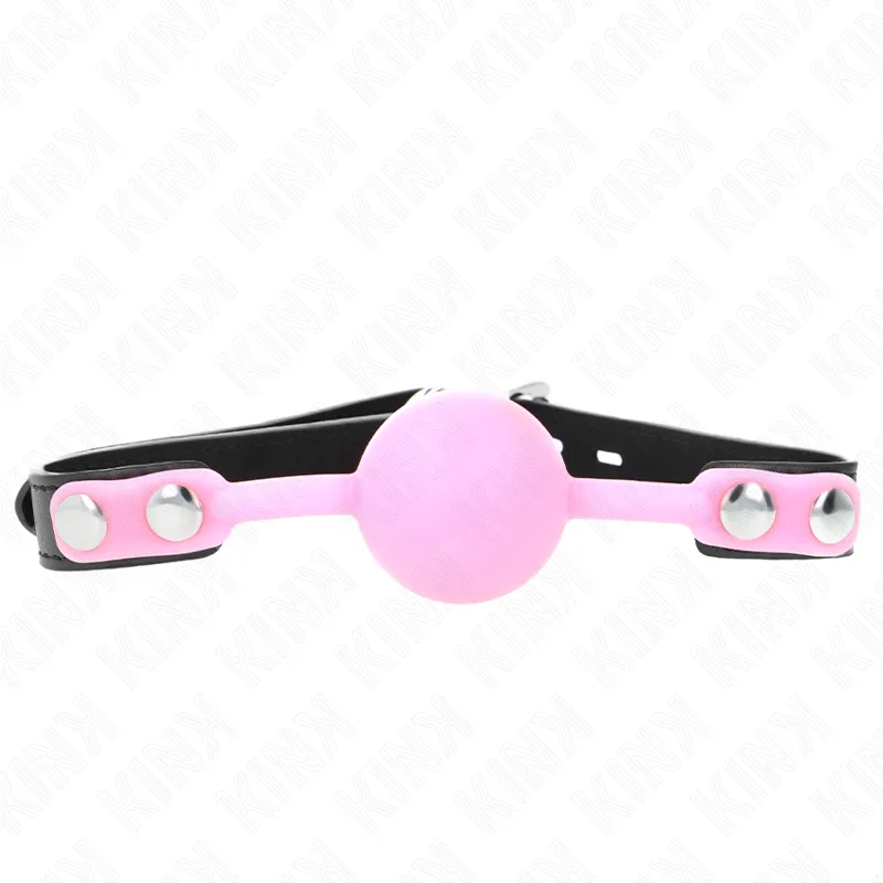 Kink Luminous Silicone Ball Gag – 4 cm boll med 60 cm x 2 cm rem