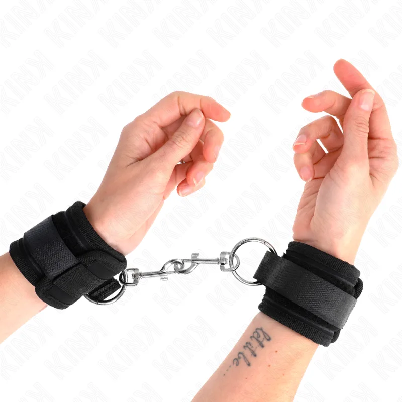 Kink Adjustable Wrist Restraints – Black (18–35 cm x 6 cm)