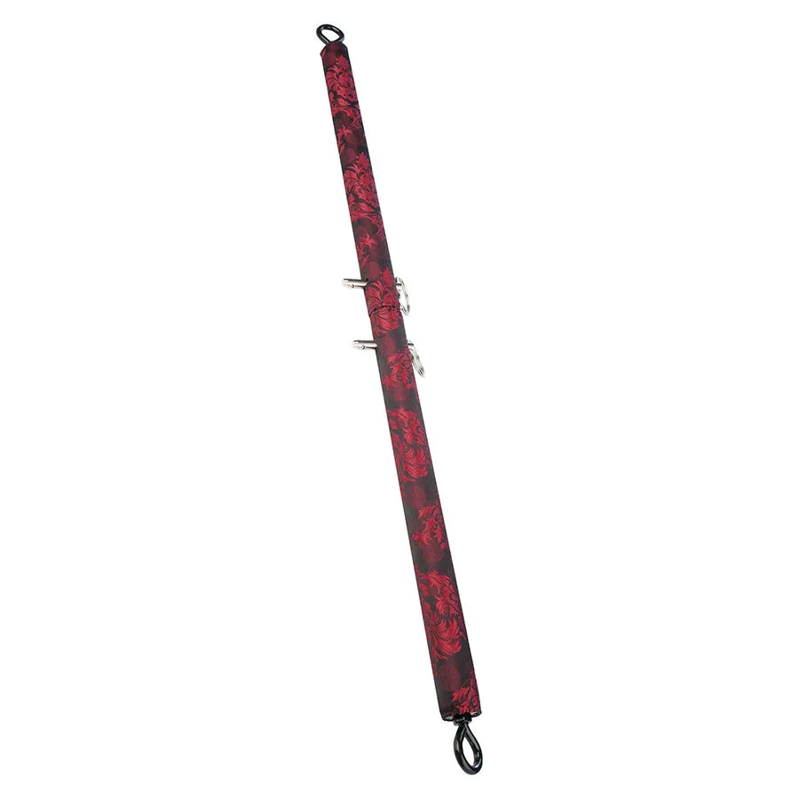 CalExotics - Scandal Svart Justerbar Spreader Bar med O-Ring Fästanordningar