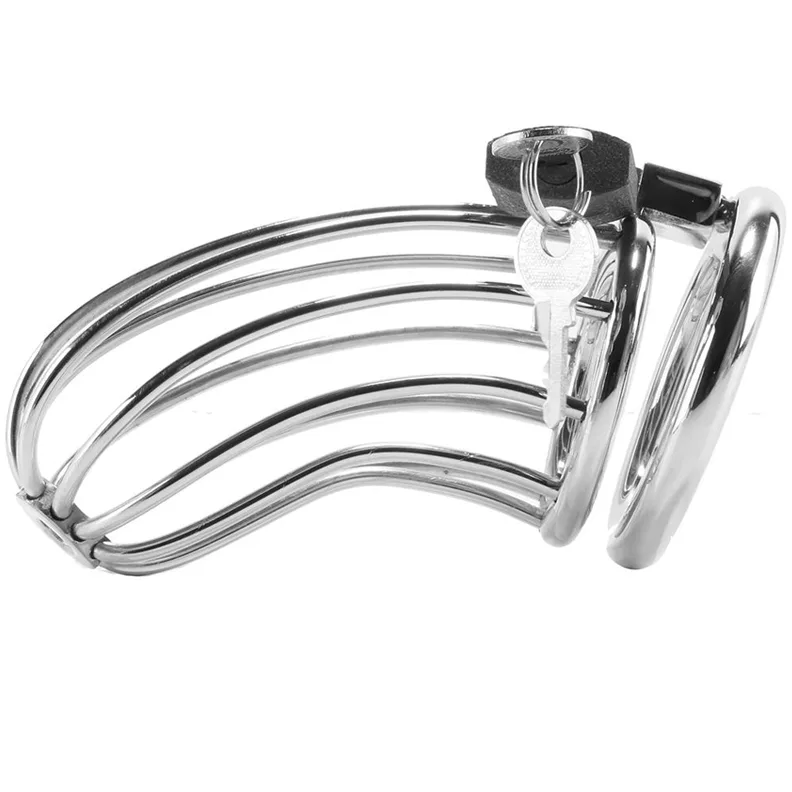 Metal Hard - Bird Chastity Cage Ring for Male Intimacy Control