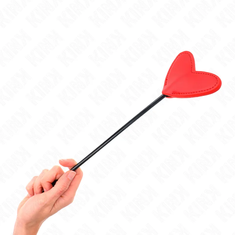 Kink - Röd Hjärtformad Spanking-Paddle 33 x 10 cm