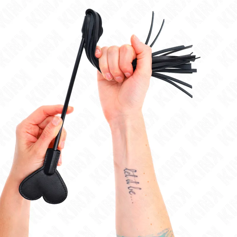 Kink Range Heart Paddle Whip 35 cm