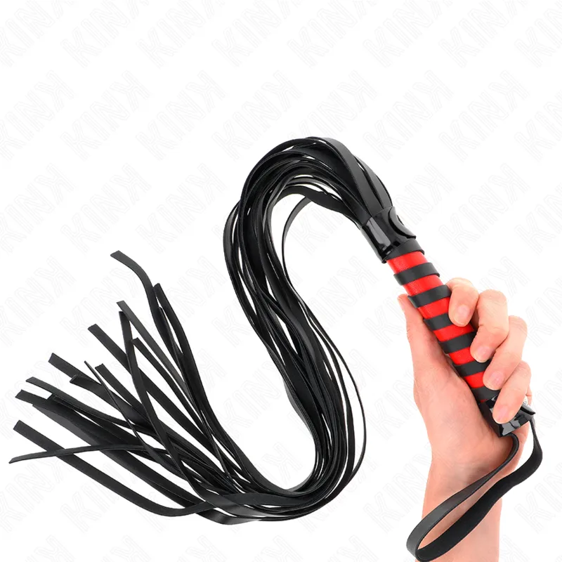 Kink Long Striped Whip 70 cm – Sensationspiska för lekar