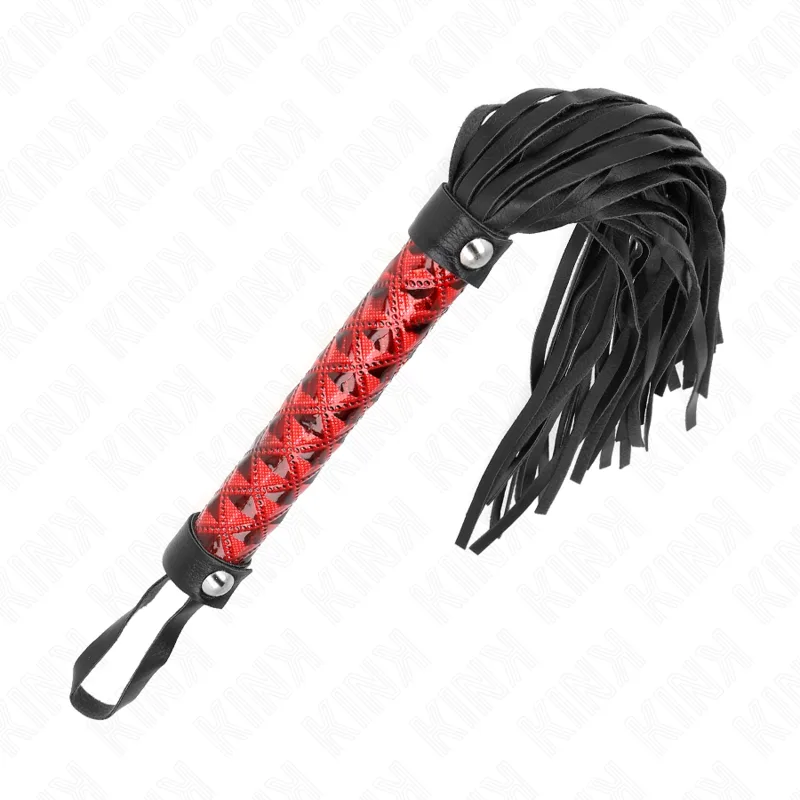 Kink Diamond Pattern Whip 40 cm – Texturerad Sensationsflogger