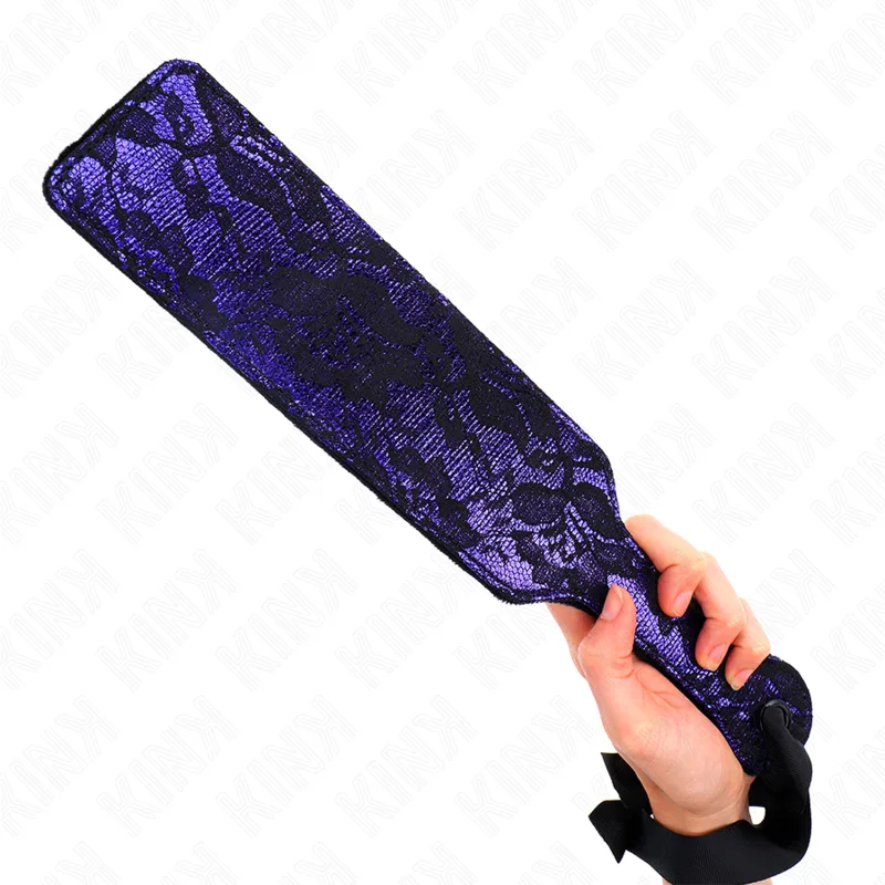 Kink Scandal Design Leather Paddle – 37 x 7 cm Impact Play Toy