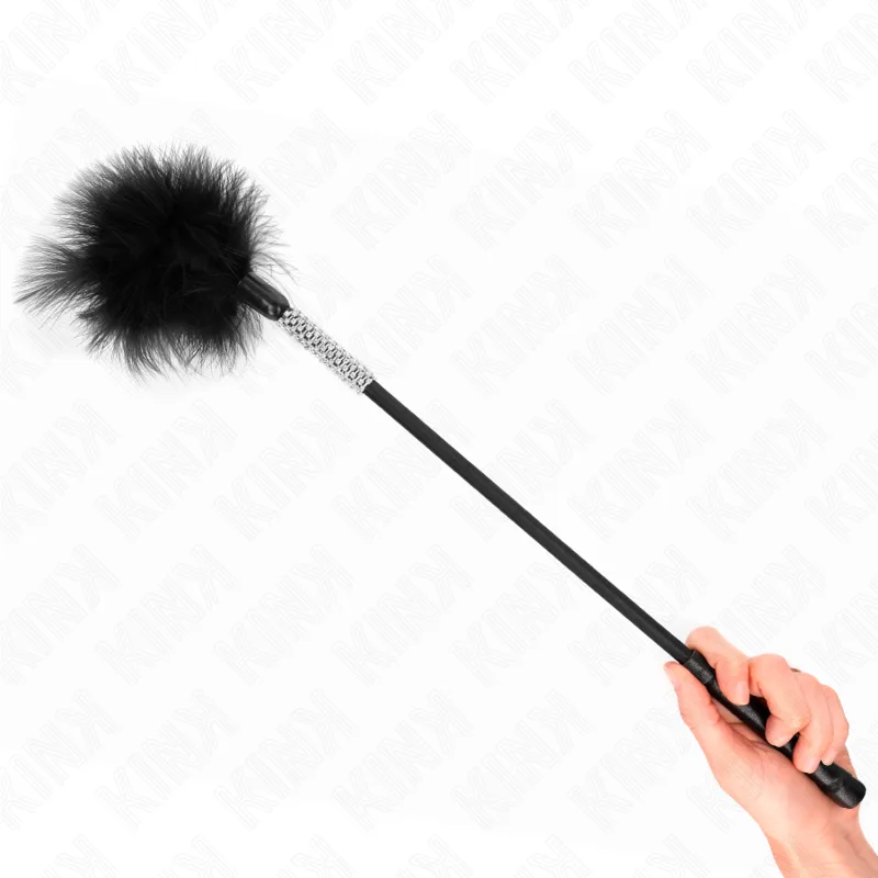 Kink Tickle Feather Teaser med strass-handtag – 50 cm