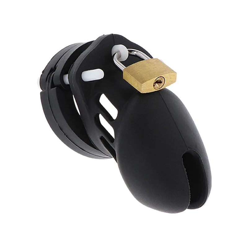 Hidden Desire - Extreme Silicone Chastity Cage | Size S | Black