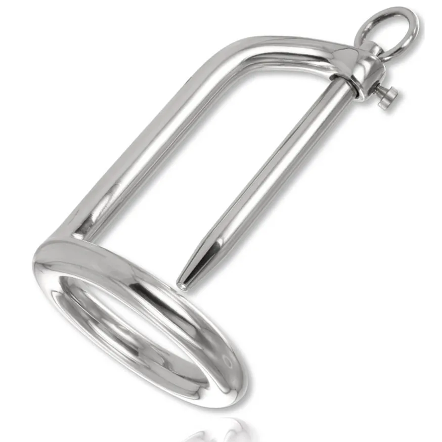 Metal Hard - Glans Ring with Urethral Plug