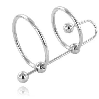 Metal Hard - Extrem Penisring med Uretralplug