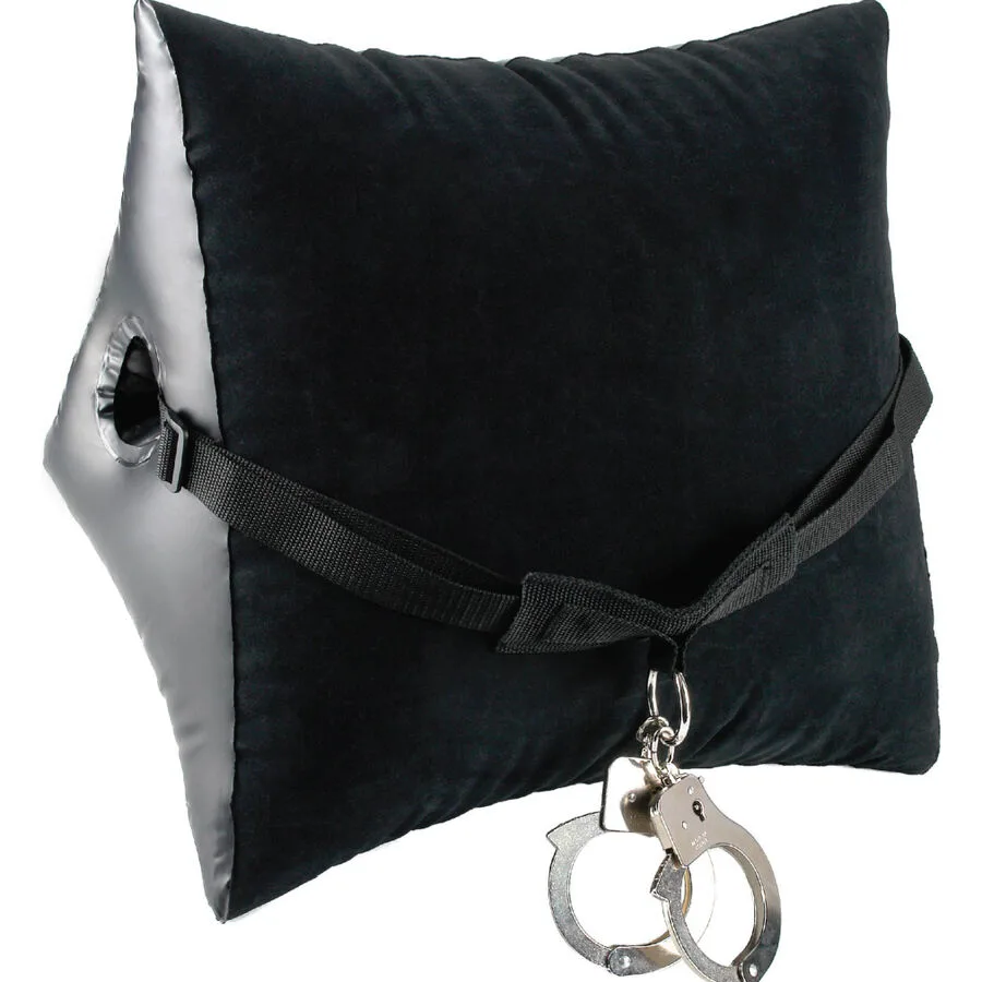 Fetish Fantasy Series - Deluxe Position Master Uppblåsbar Kil med Restraintmanschetter