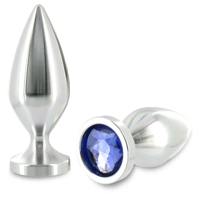 Metal Hard - Aluminium Crystal Anal Plug | Medium | 8.89 cm