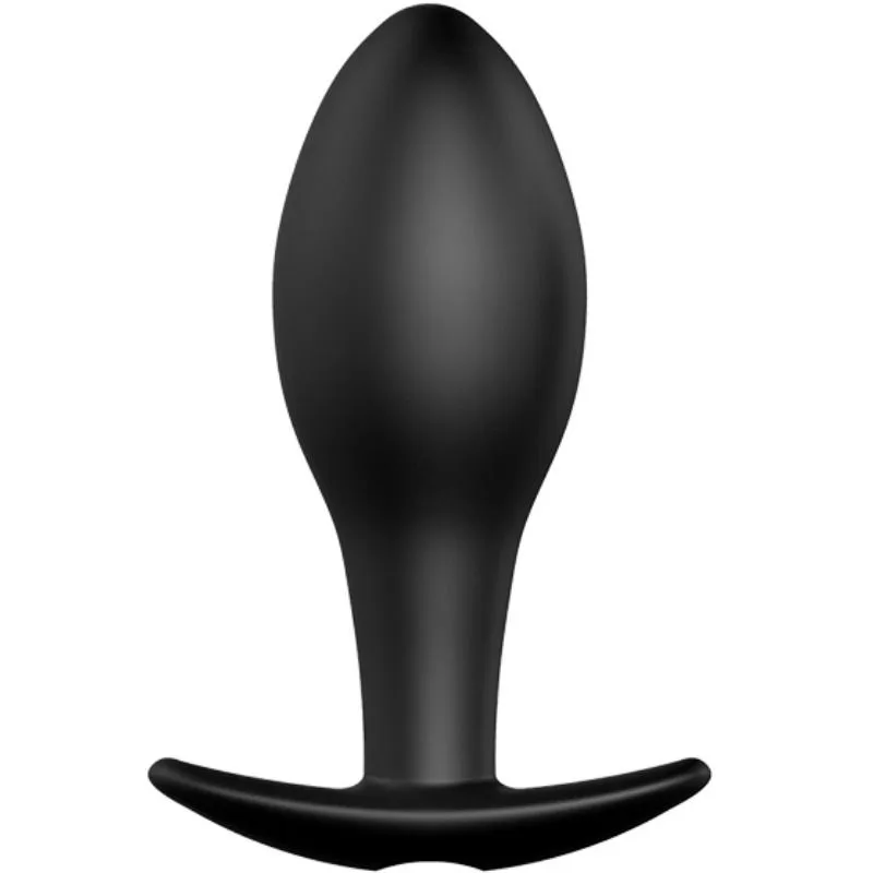 Pretty Love - Anchor-Form Silicone Anal Plug with 12 Vibration Modes & Remote Control | Black