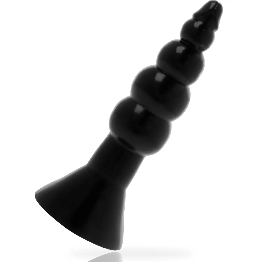 Addicted Toys - Graduerad Analplugg 17 cm | Svart TPR-träningsplugg
