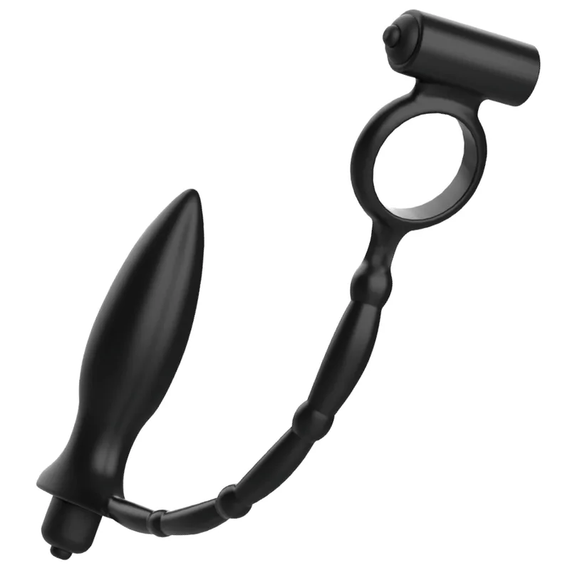 Addicted Toys - Analplugg med Vibrerande Penisring