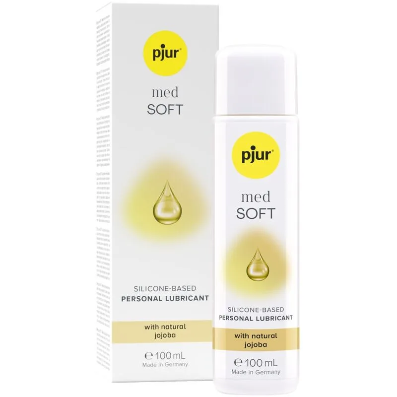 Pjur Med Soft Glide Silicone-Based Lubricant with Jojoba Oil – 100ml