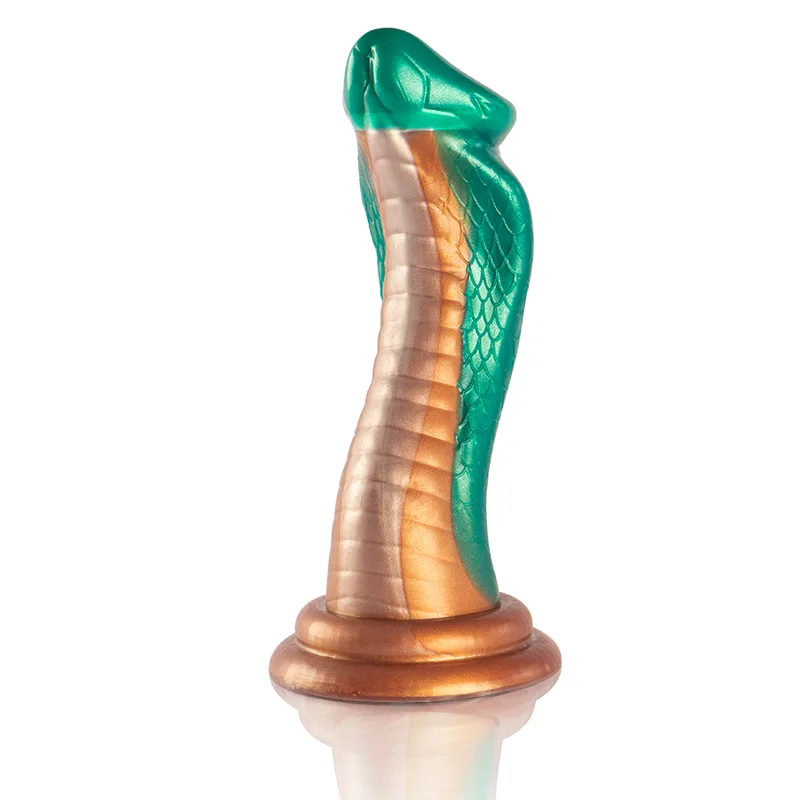 Epic Cybersilicock - Python Dildo | Cobra Green