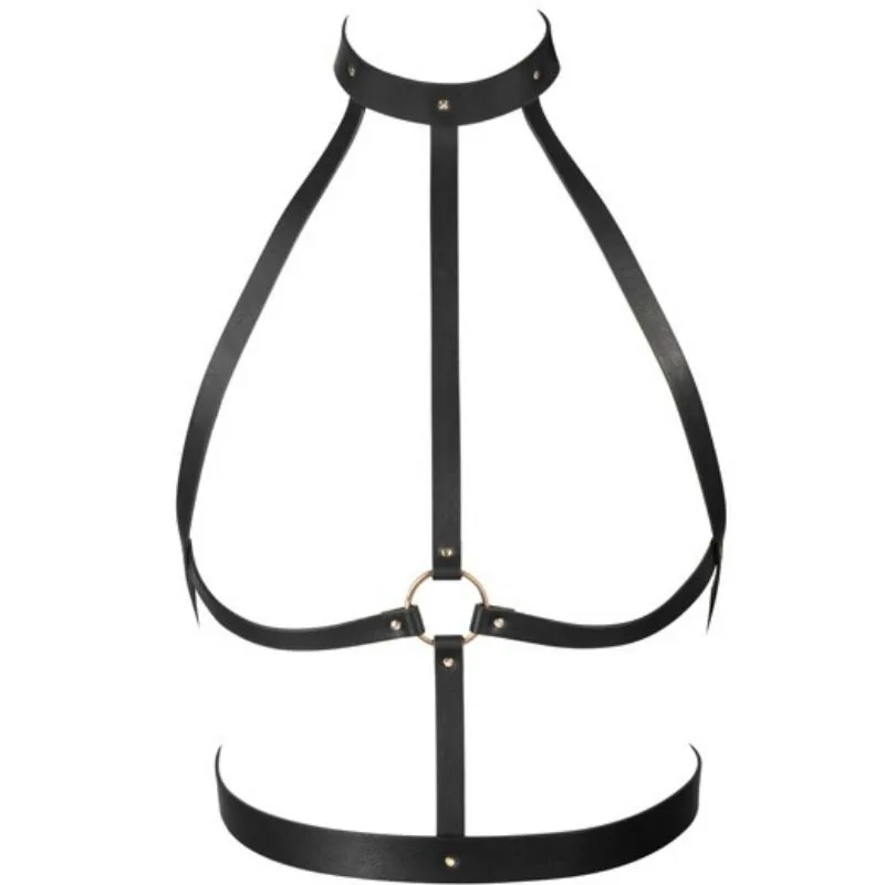 Bijoux Indiscrets Maze - H Body Harness | Svart | Veganskt bondage-inspirerat modeaccessoar