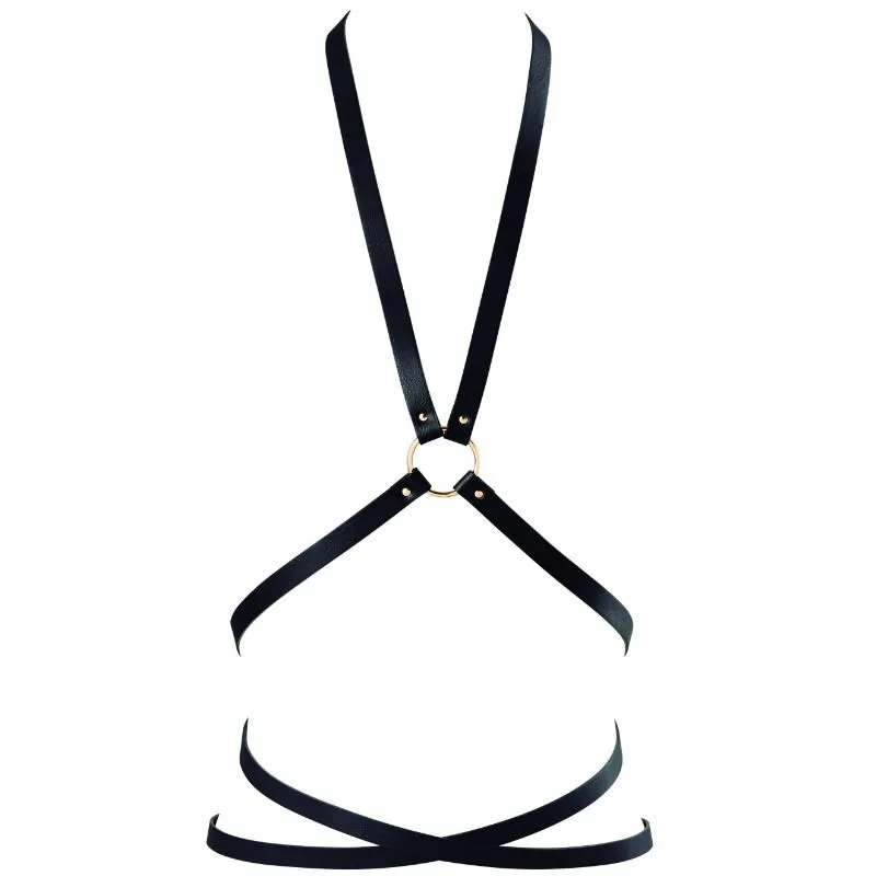 Bijoux Indiscrets Maze Multi-Way Body Harness – Svart