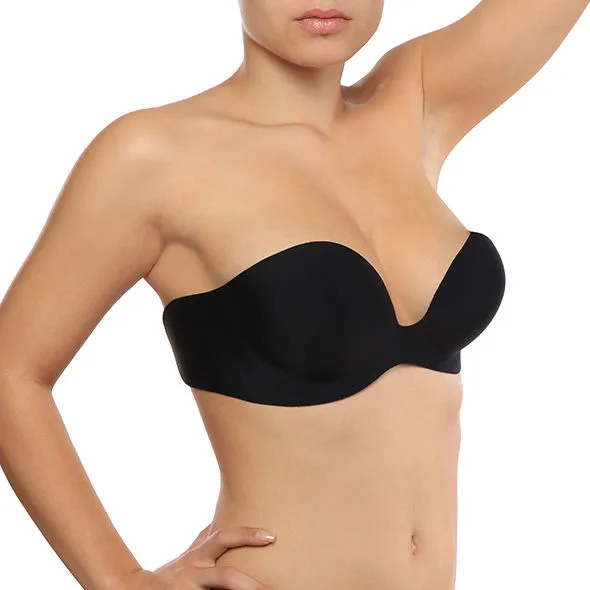 Bye-Bra Gala Adhesive Underwired Strapless Bra – Cup B, Black