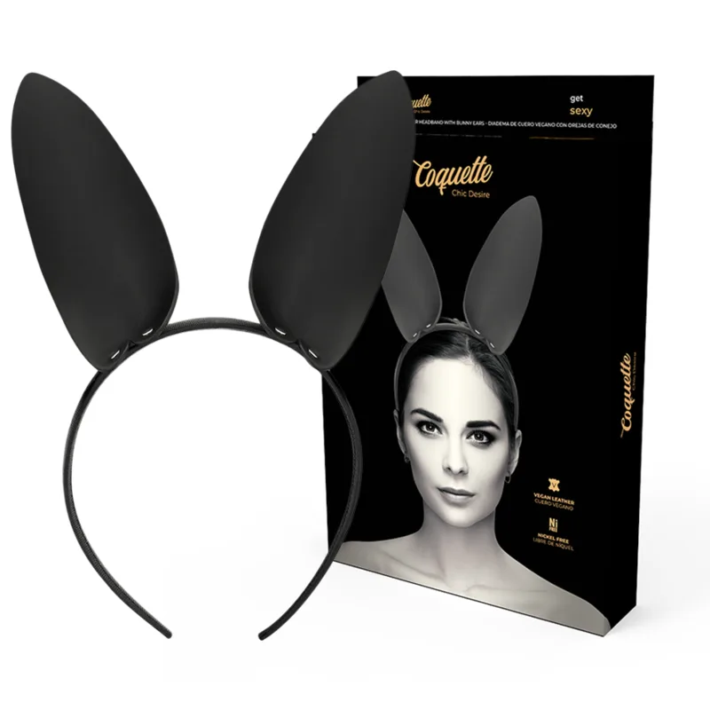 Coquette Chic Desire – Veganskinns Kaninöron Hårband