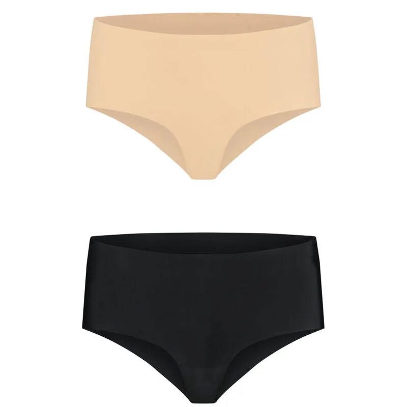 Bye-Bra Osynliga Sömlösa High-Brief Trosor – Storlek XL (2-pack)