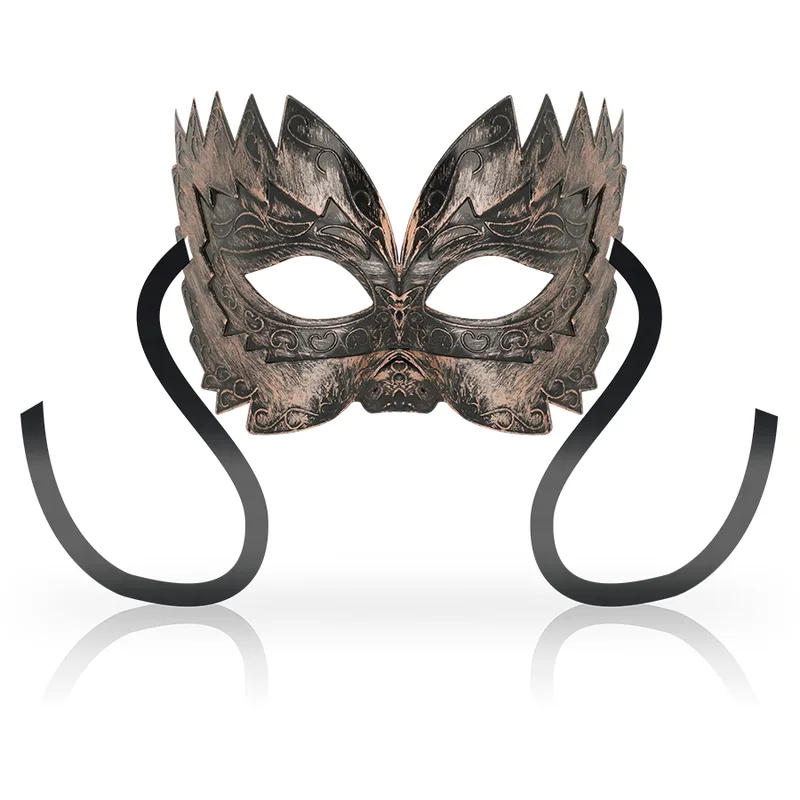 Ohmama – Venetiansk Präglad Maskeradmask i Koppar