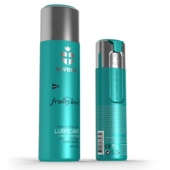 Swede Fruity Love Vattenbaserat Glidmedel – Svarta Vinbär & Lime 50ml