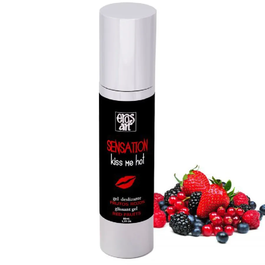 Eros-Art - Sensation Natural Lubricant Röda Frukter 50 ml med Värmande Effekt