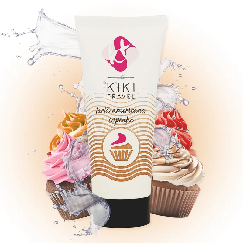Kikí Travel Cupcake Smaksatt Vattenbaserat Glidmedel – 50 ml