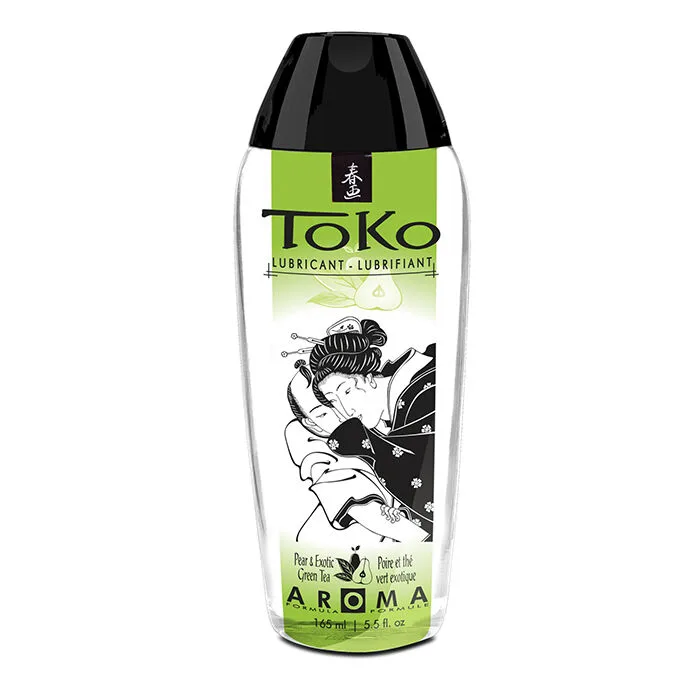 Shunga - Toko Aroma Vattenbaserat Intimglidmedel - Päron & Exotiskt Grönt Te