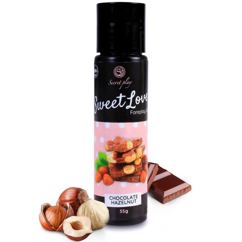 Secretplay - Sweet Love Ätbart Glidmedel - Choklad & Hasselnöt - 60ml
